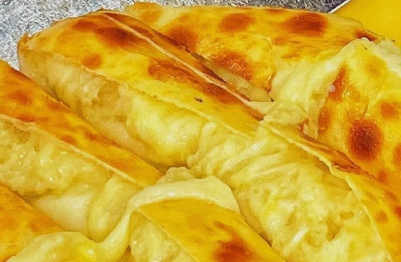 爆浆芝士榴莲饼